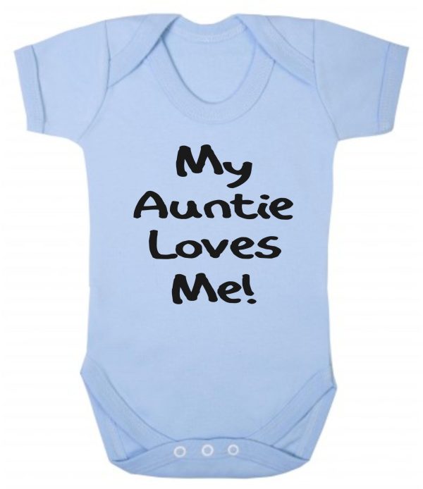 Baby Vest – "My Auntie Loves Me" - Image 2