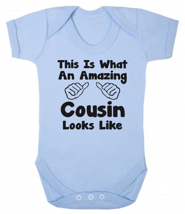 Baby Vest – "This Is What An Amazing Cousin Looks Like" - Image 2