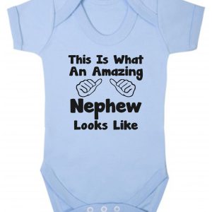 Baby Vest – "This Is What An Amazing Nephew Looks Like"