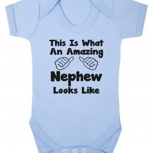 Baby Vest – "This Is What An Amazing Nephew Looks Like"