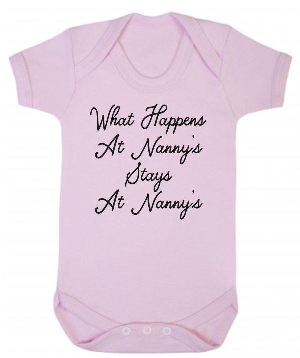 Baby Vest – "What Happens At Nanny's Stays At Nanny's" - Image 2