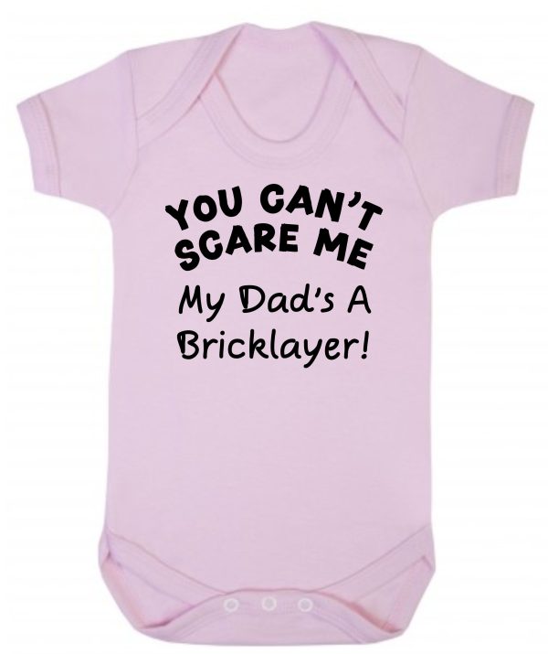 Baby Vest – "You Can't Scare Me My Dad's A Bricklayer!" - Image 2