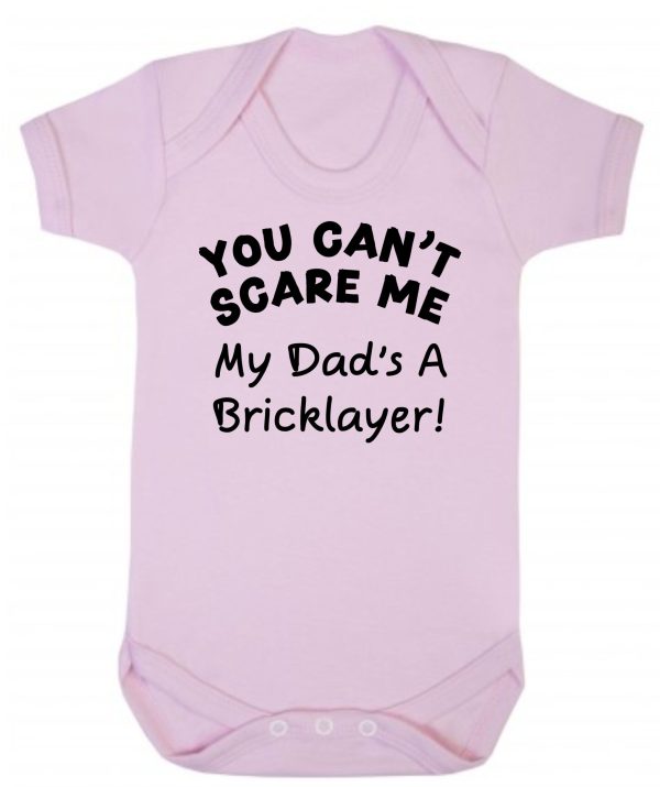 Baby Vest – "You Can't Scare Me My Dad's A Bricklayer!" - Image 2