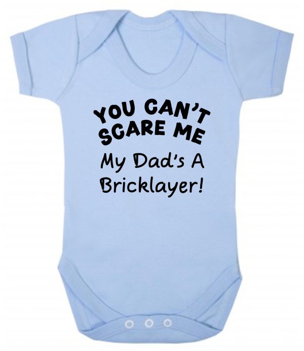 Baby Vest – "You Can't Scare Me My Dad's A Bricklayer!" - Image 3