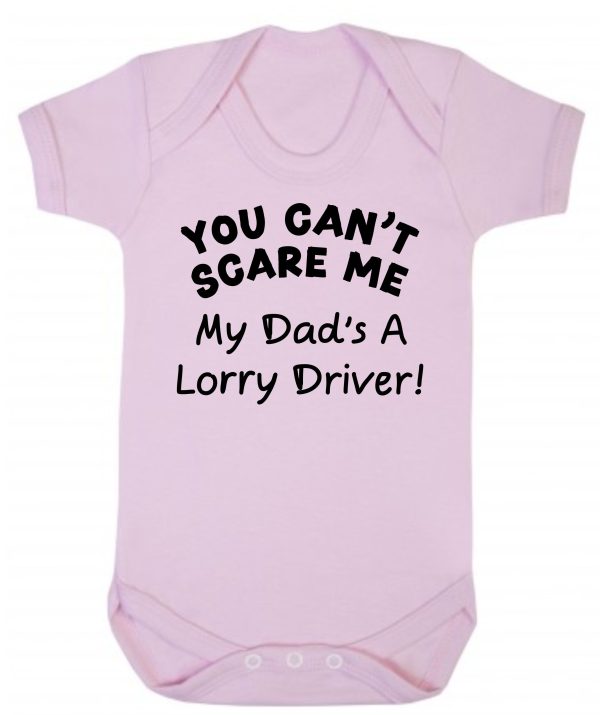Baby Vest – "You Can't Scare Me My Dad's A Lorry Driver!" - Image 2