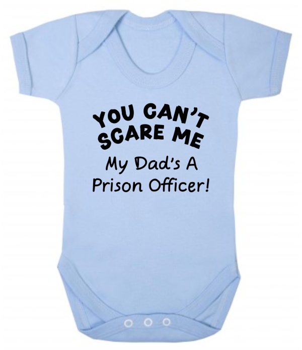 Baby Vest – "You Can't Scare Me My Dad's A Prison Officer!" - Image 3