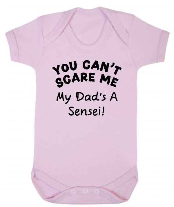Baby Vest – "You Can't Scare Me My Dad's A Sensei!" - Image 3