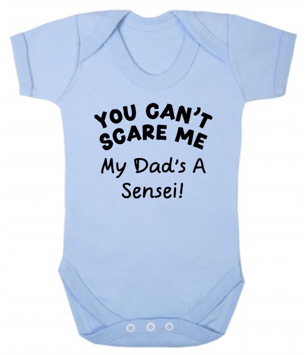 Baby Vest – "You Can't Scare Me My Dad's A Sensei!" - Image 2