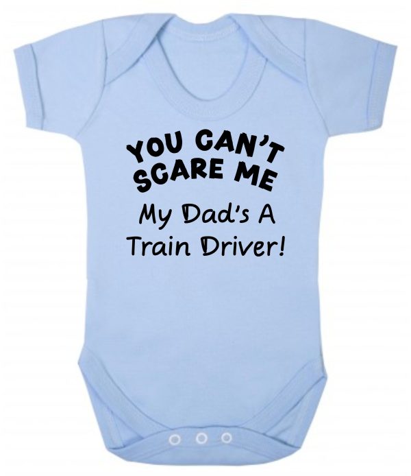 Baby Vest – "You Can't Scare Me My Dad's A Train Driver!" - Image 2