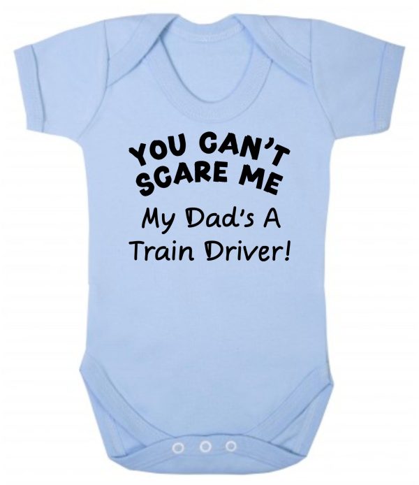 Baby Vest – "You Can't Scare Me My Dad's A Train Driver!" - Image 2