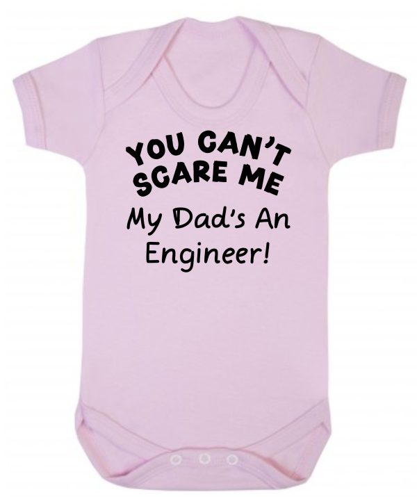 Baby Vest – "You Can't Scare Me My Dad's An Engineer!" - Image 2
