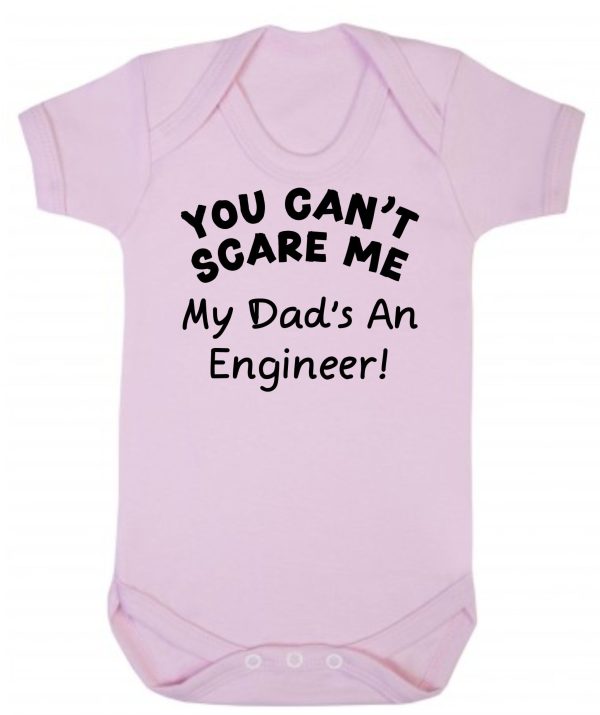 Baby Vest – "You Can't Scare Me My Dad's An Engineer!" - Image 2