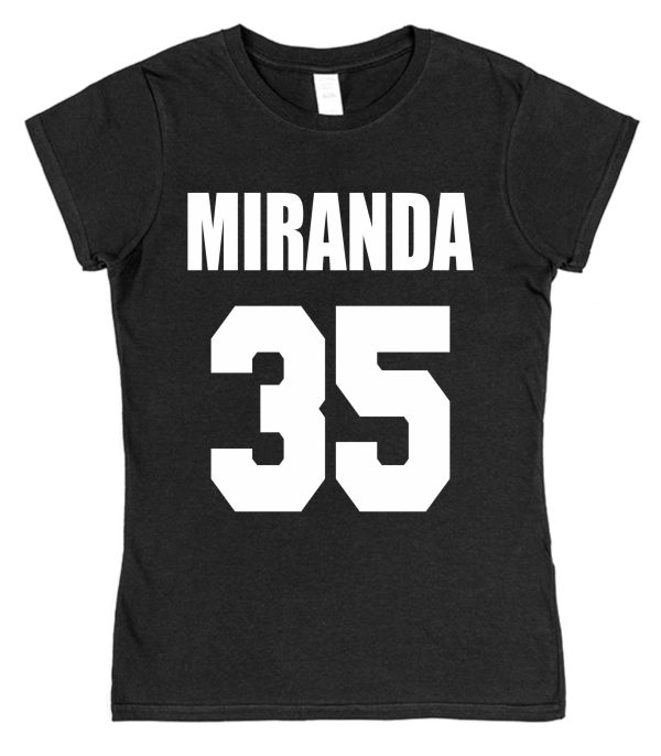 Personalised Birthday T-Shirt - Athletic Style Name & Number