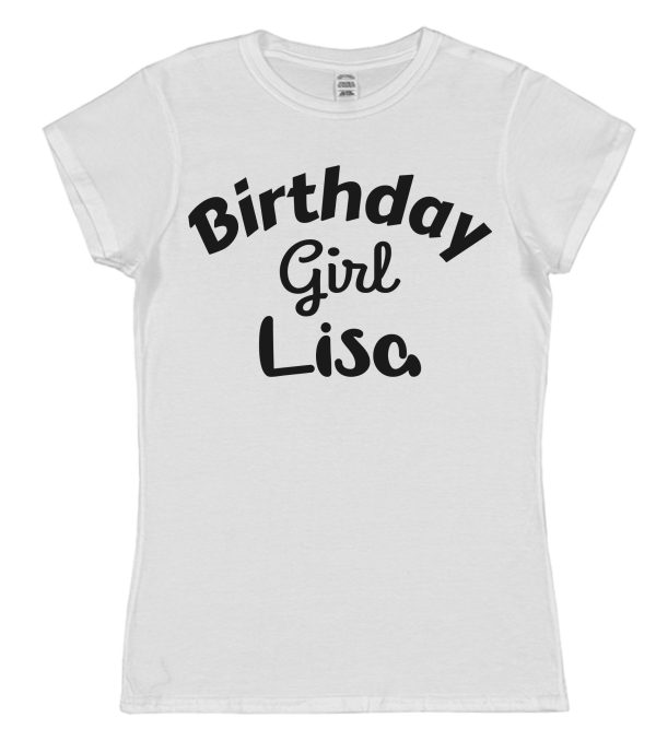Personalised Birthday T-Shirt - Birthday Girl - Image 2
