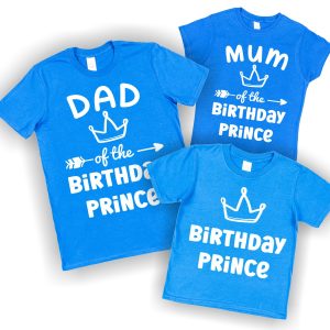 Matching Birthday T-Shirts – Birthday Prince Family