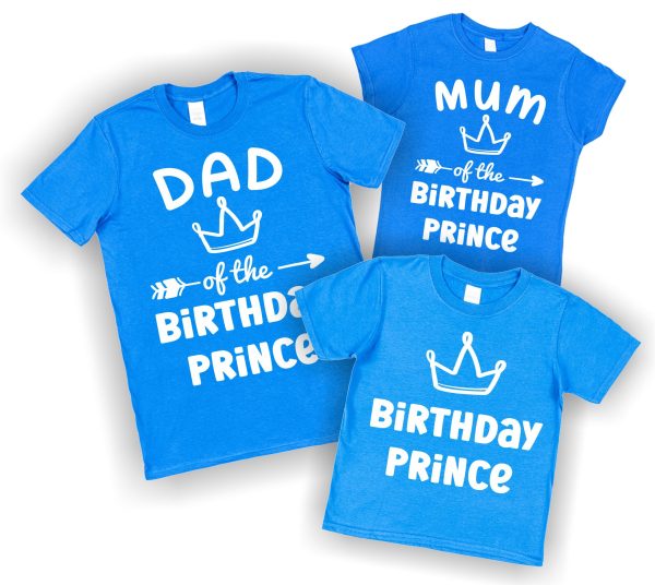 Matching Birthday T-Shirts – Birthday Prince Family