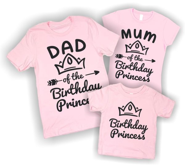 Matching Birthday T-Shirts – Birthday Princess Family