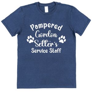 Gordon Setter T-Shirt - "Pampered Gordon Setter's Service Staff"