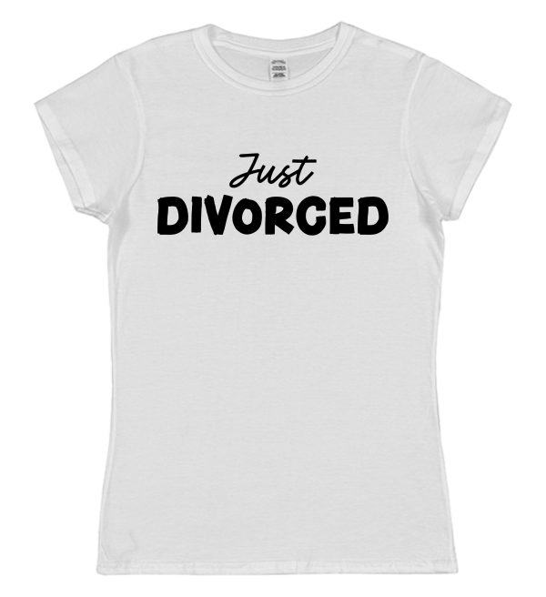 Divorce T-Shirt — "Just Divorced" - Image 2