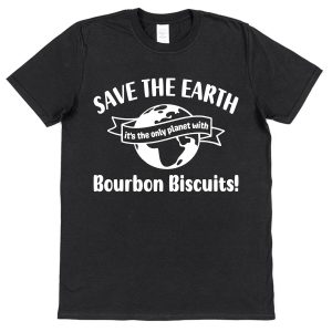 Bourbon Biscuits T-Shirt – "Save The Earth"
