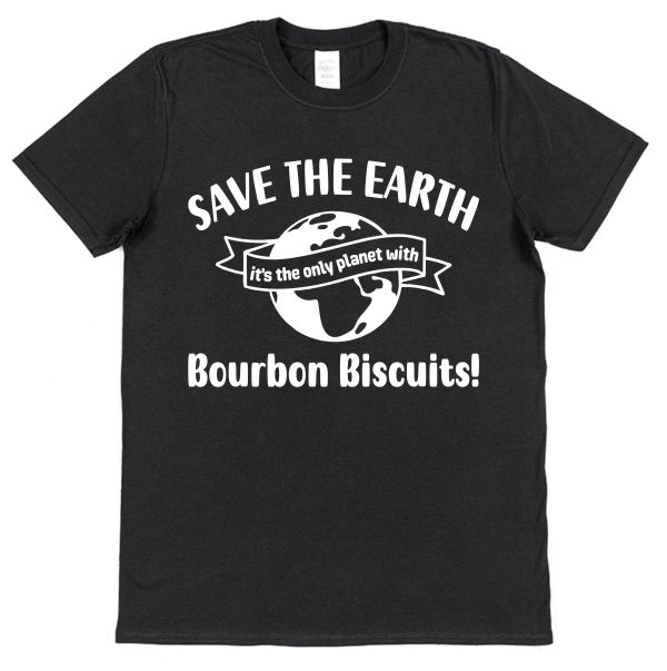 Bourbon Biscuits T-Shirt – "Save The Earth"