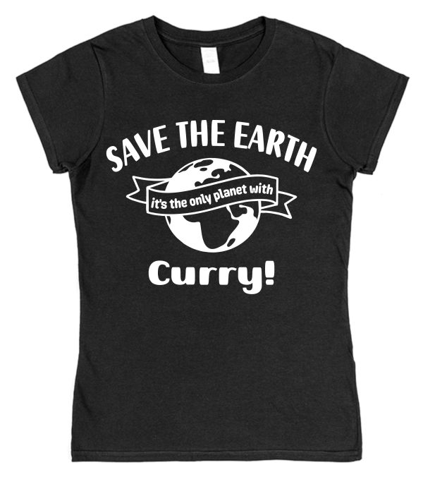 Curry T-Shirt – "Save The Earth" - Image 3