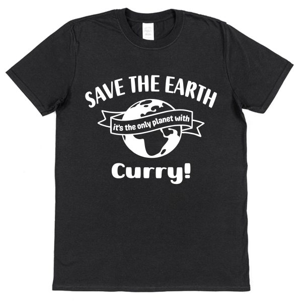 Curry T-Shirt – "Save The Earth" - Image 2