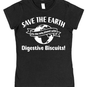 Digestive Biscuits T-Shirt – "Save The Earth"