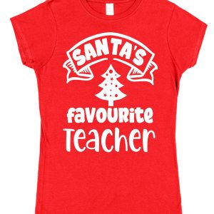 Santa’s Favourite Teacher T-Shirt