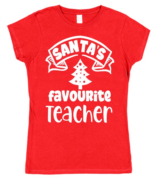 Santa’s Favourite Teacher T-Shirt